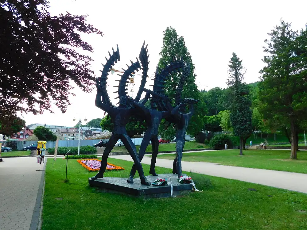 Park Romana Nitribitta w Krynicy-Zdroju