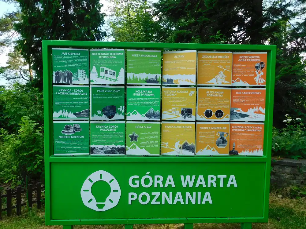 Góra Parkowa w Krynicy-Zdroju