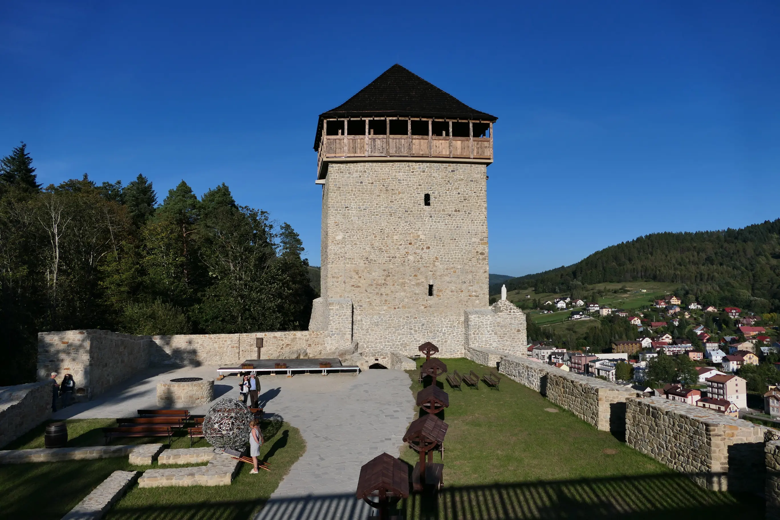 Ruiny zamku w Muszynie